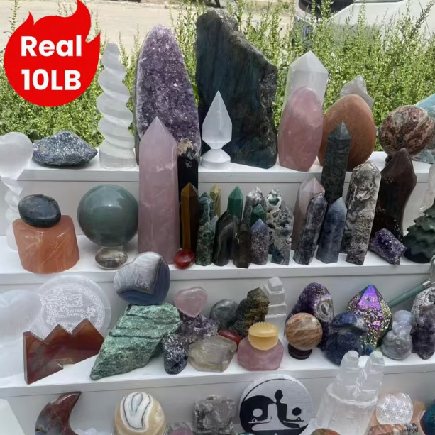 10LB Natural Crystal Bulk Lot Mixed Stones Rough Crystals Wholesale USA 10LB Natural Crystal Bulk Lot Mixed Stones Rough Crystals Wholesale USA