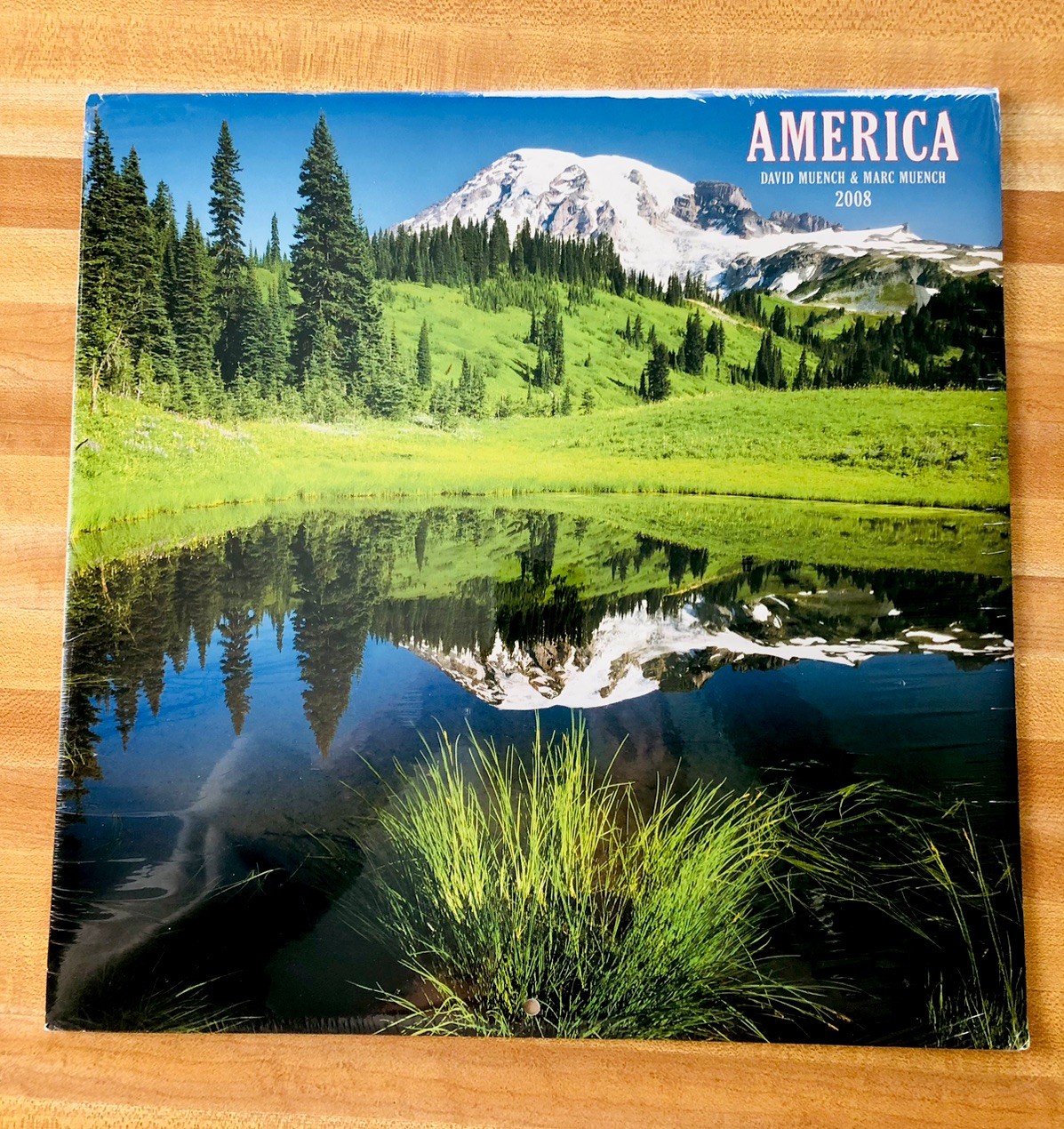 America David Muench&Mark Muench Square Wall 2008 Calendar 12x12 Inch