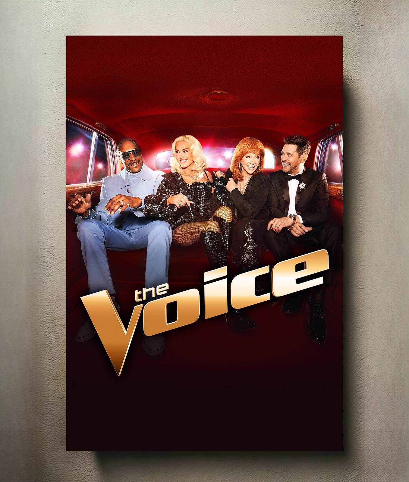 The Voice 8x12 Metal TV Show Poster Sign