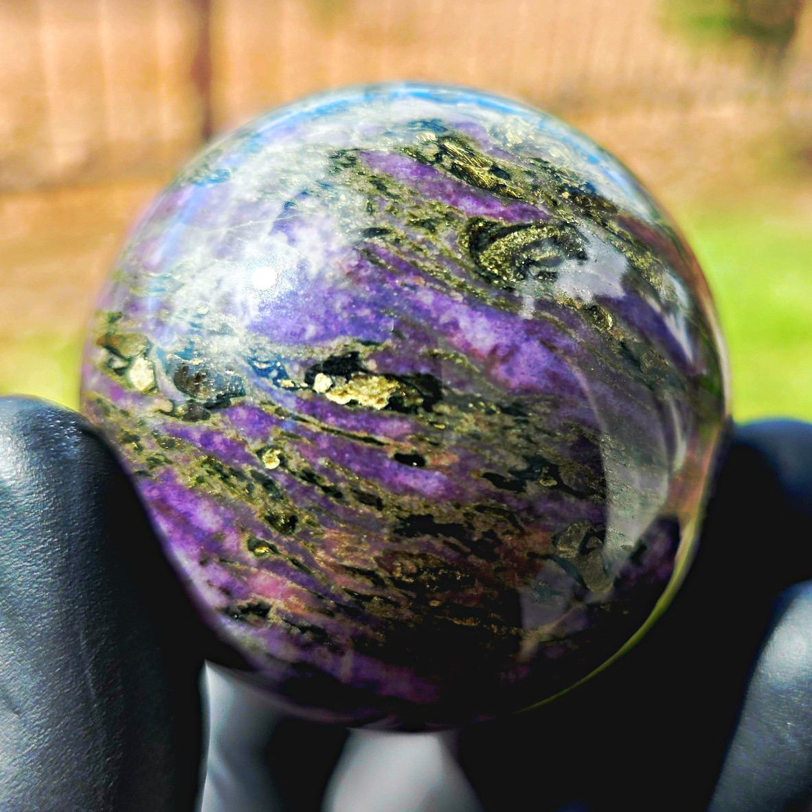 Extremely Rare 57mm Kataranskite Sphere | Kola Peninsula Russia Endemic Mineral