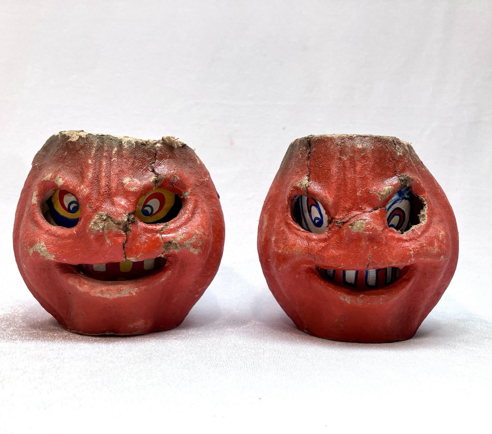 Vintage 1940s Sterling Co Papier-Mache Halloween Pumpkin Jack O'Lanterns Vintage 1940s Sterling Co Papier-Mache Halloween Pumpkin Jack O'Lanterns