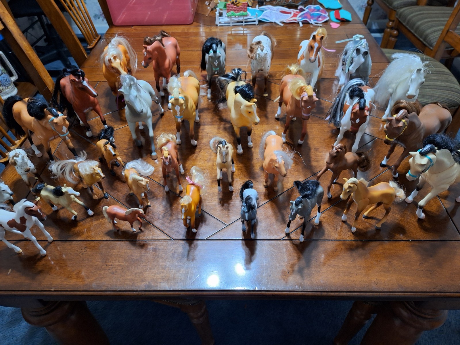 Vintage Grand Champion Horse Lot, Horses plus Accessories, Very good condition Vintage Grand Champion Horse Lot, Horses plus Accessories, Very good condition