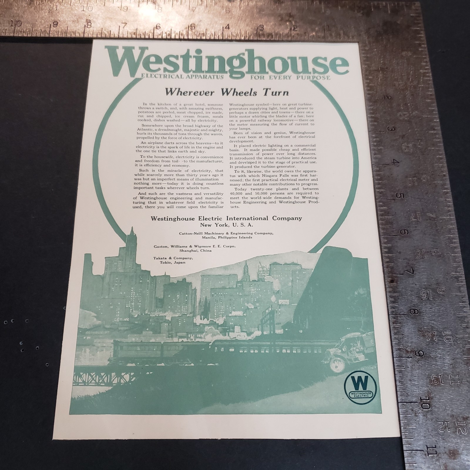 1921 Westinghouse Advertisement Vintage 1920s Electric Print Ad 1921 Westinghouse Advertisement Vintage 1920s Electric Print Ad