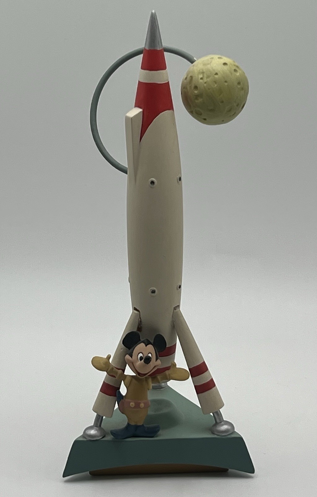 Disneyland Rocket to the Moon Mickey Sculpture 0104 Limited Edition Kevin Hidney