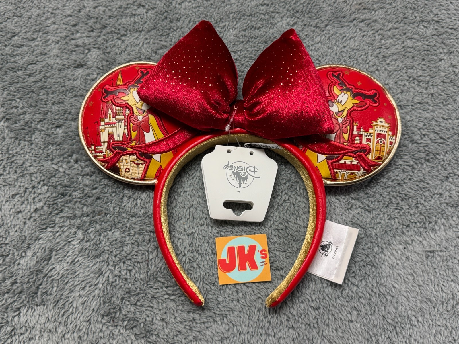 NEW Disney Mickeys Very Merry Christmas party Ears Headband 2025 Reindeer Red NEW Disney Mickeys Very Merry Christmas party Ears Headband 2025 Reindeer Red