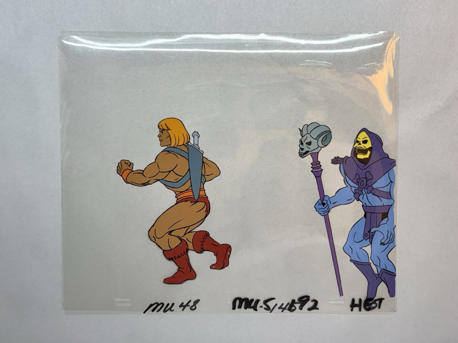 2x Cel Lot HE MAN Masters of Universe MOTU Original Animation SKELETOR Havoc 2x Cel Lot HE MAN Masters of Universe MOTU Original Animation SKELETOR Havoc