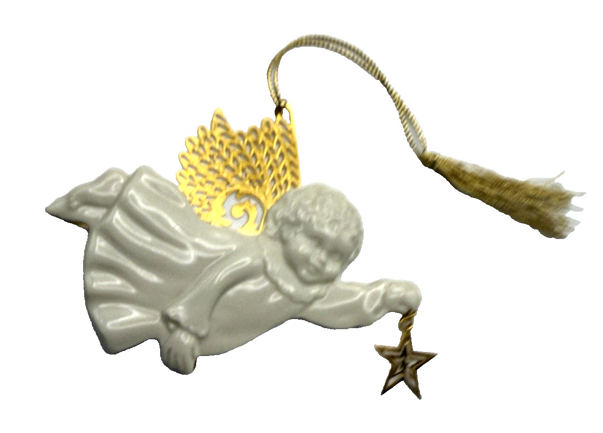 Vintage 1998 Lenox + Kathie Lee Gifford "A Child of Promise" Angel Ornament Vintage 1998 Lenox + Kathie Lee Gifford "A Child of Promise" Angel Ornament