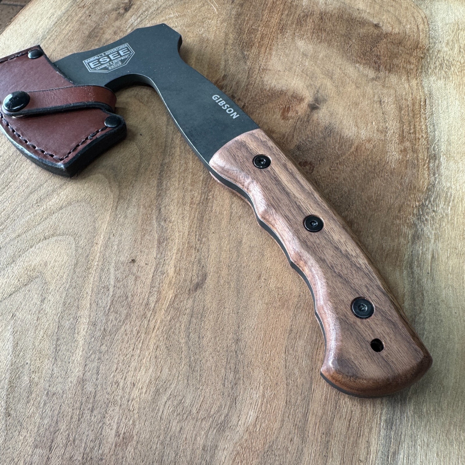 Walnut Scales for ESEE Gibson Axe / custom scales / made in USA