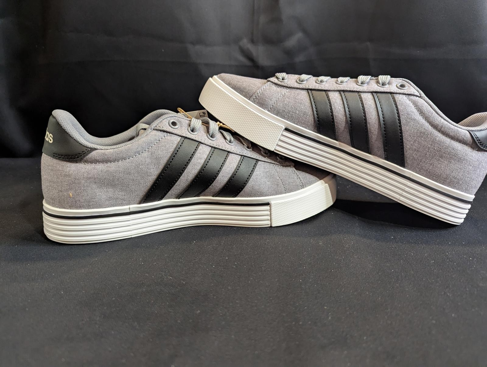 NEW Adidas Daily 4.0 "Grey Four" Black Stripes Men's Size 7.5 IF4493 Low Top NEW Adidas Daily 4.0 "Grey Four" Black Stripes Men's Size 7.5 IF4493 Low Top