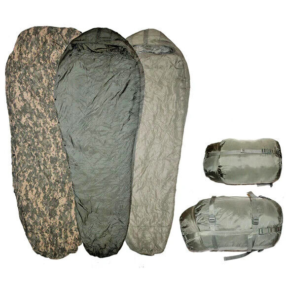 USGI MSS Modular Sleep System 5 Piece Kit ACU Camo US Army USGI MSS Modular Sleep System 5 Piece Kit ACU Camo US Army