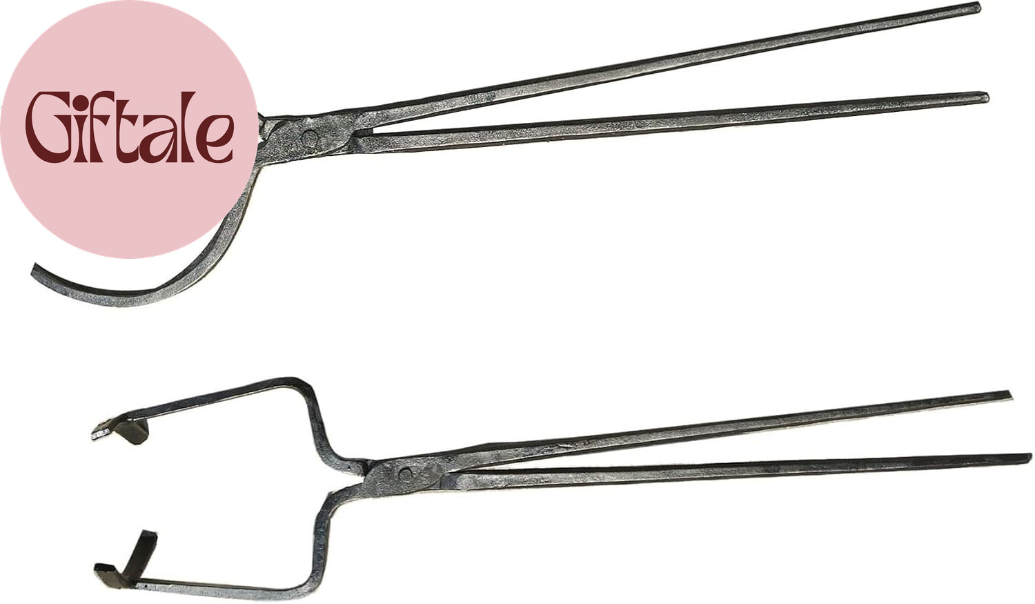 Large Crucible Tongs Set for Lifting and Pouring, Metal Casting Tool Foundry Ton Large Crucible Tongs Set for Lifting and Pouring, Metal Casting Tool Foundry Ton