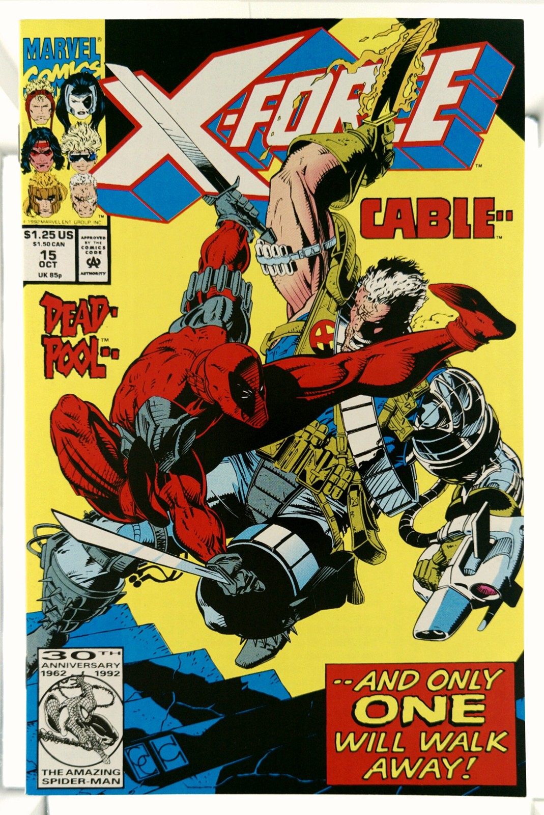 X-Force #15 1992 Marvel Comics NM- Comic Book X-Force #15 1992 Marvel Comics NM- Comic Book