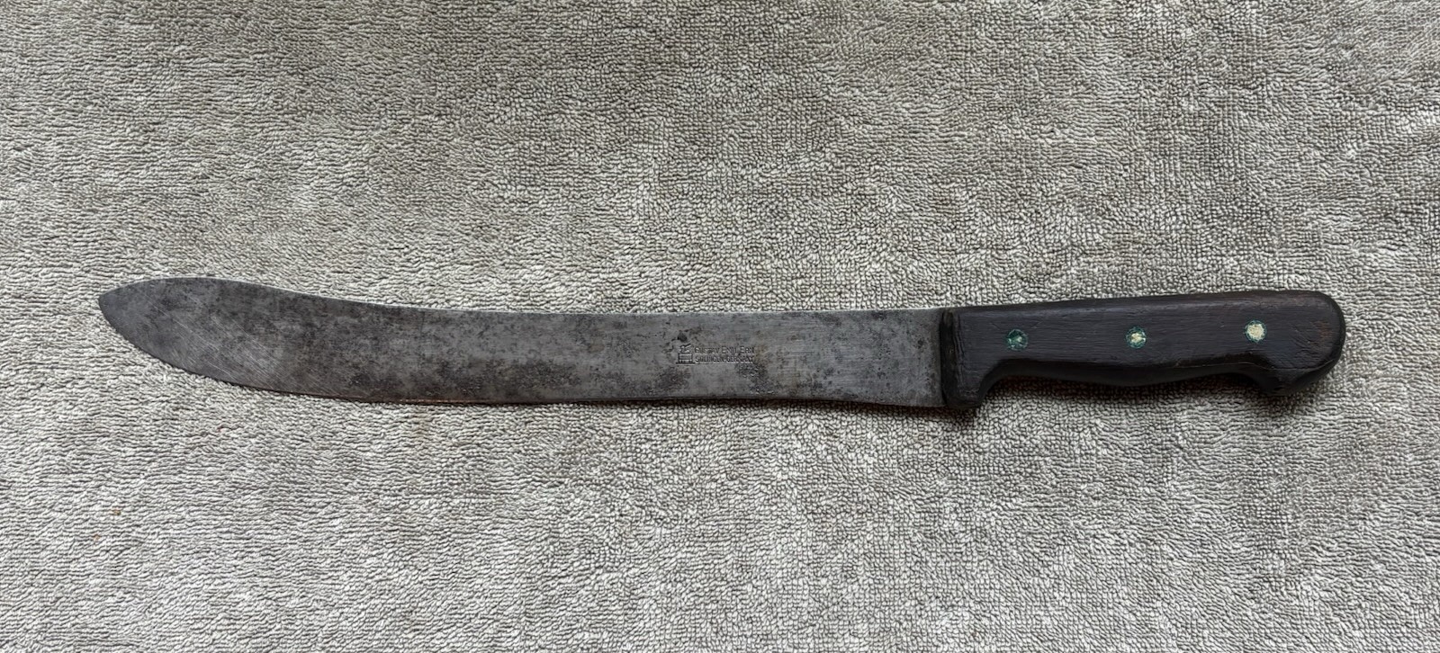 Old German Vintage Gustav Emil ERN Solingen-Germany Meat Carving Butcher Knife Old German Vintage Gustav Emil ERN Solingen-Germany Meat Carving Butcher Knife