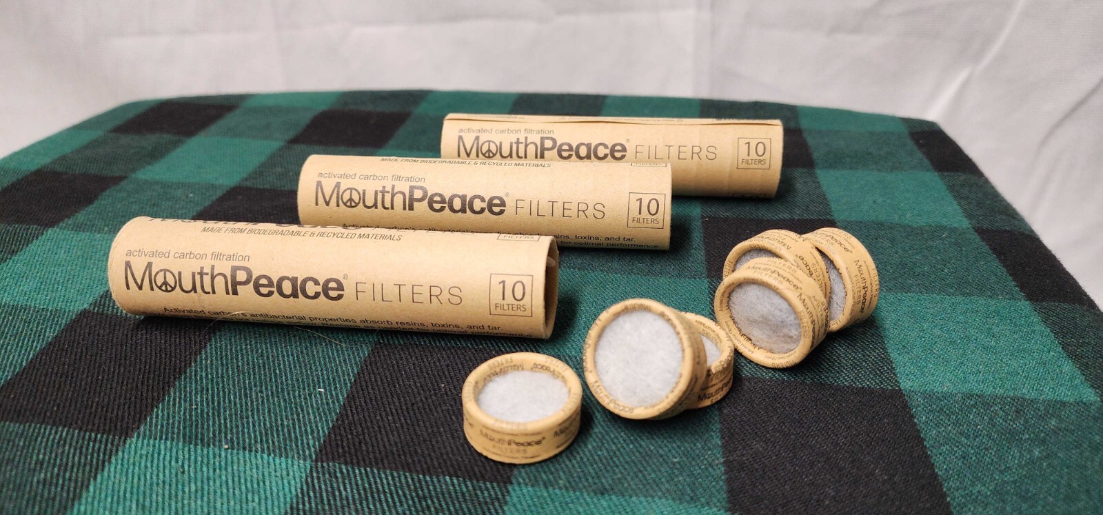 MouthPeace ORIGINAL Carbon Filter Replacements - 3 Packs of 10pc Filter Rolls MouthPeace ORIGINAL Carbon Filter Replacements - 3 Packs of 10pc Filter Rolls