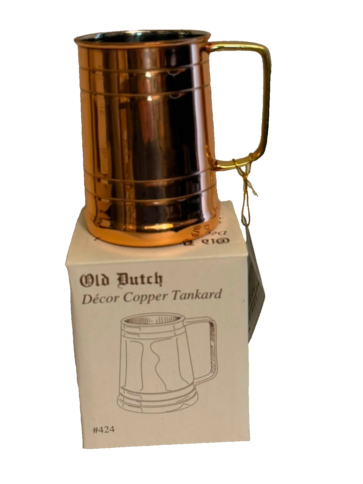 Vintage Old Dutch 16-Ounce Solid Copper Moscow Mule Mug New In Box Vintage Old Dutch 16-Ounce Solid Copper Moscow Mule Mug New In Box