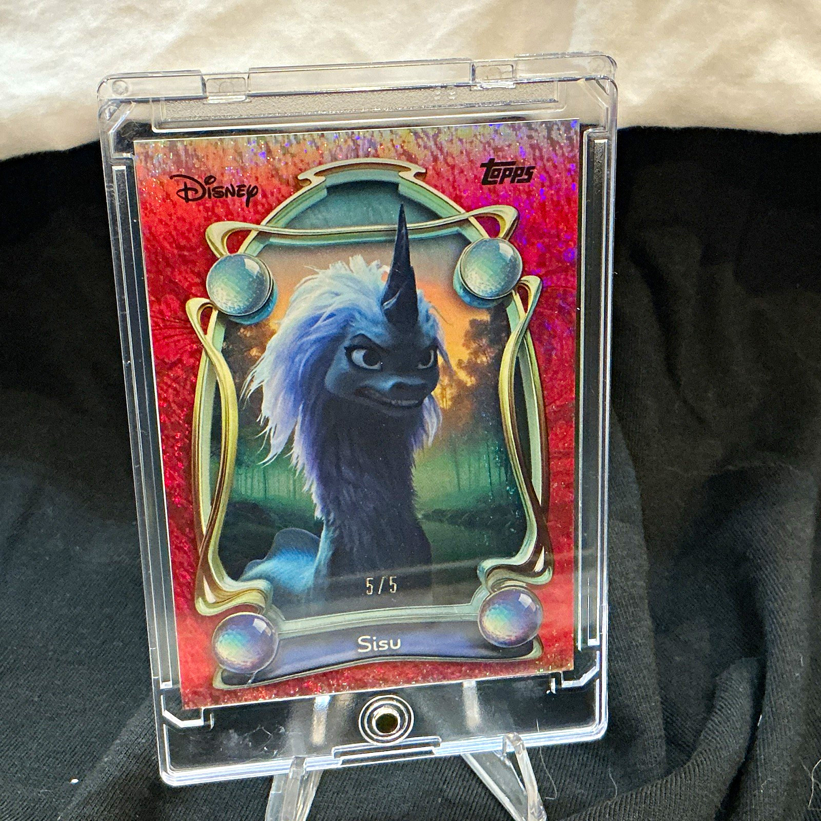 2025 Topps Disney Sisu /5 - #5 Red Glitter #93 2025 Topps Disney Sisu /5 - #5 Red Glitter #93