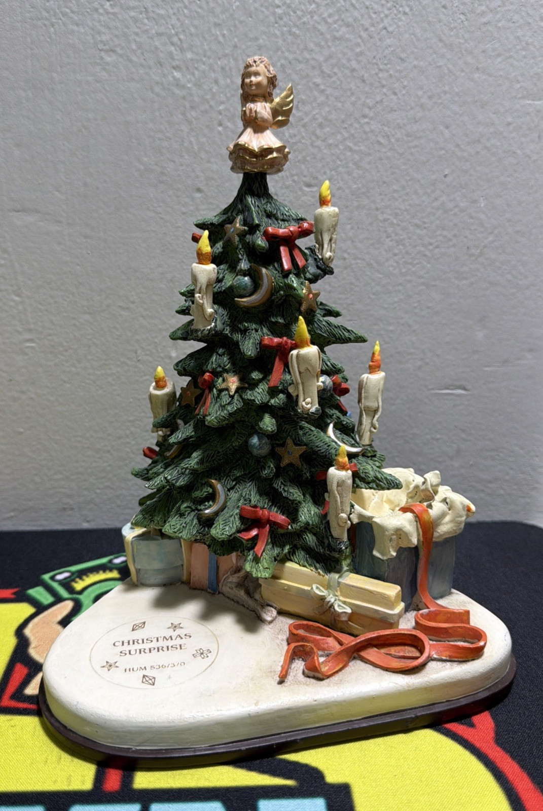 Hummel CHRISTMAS SURPRISE 1003-D Musikfest Collection Music Tree Display W/O Box Hummel CHRISTMAS SURPRISE 1003-D Musikfest Collection Music Tree Display W/O Box
