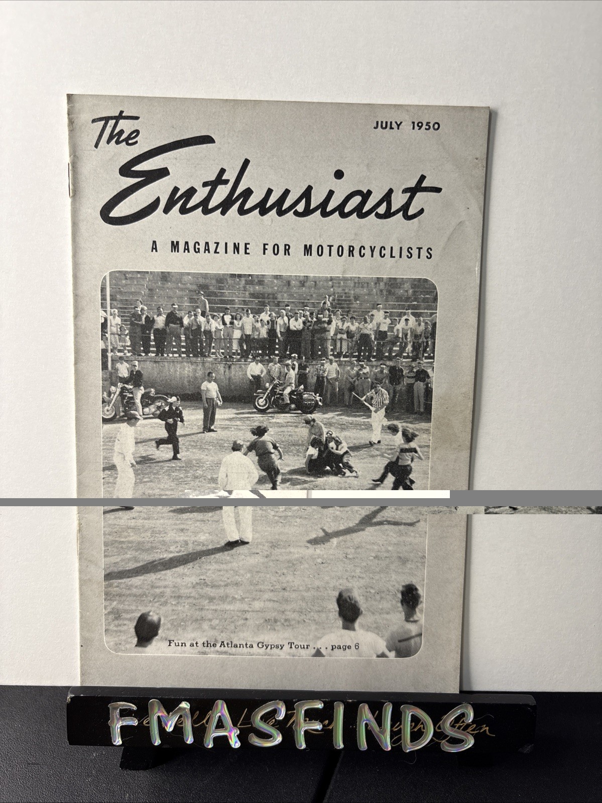 1950 July HARLEY DAVIDSON Motorcycle Magazine THE ENTHUSIAST Vintage 1950 July HARLEY DAVIDSON Motorcycle Magazine THE ENTHUSIAST Vintage