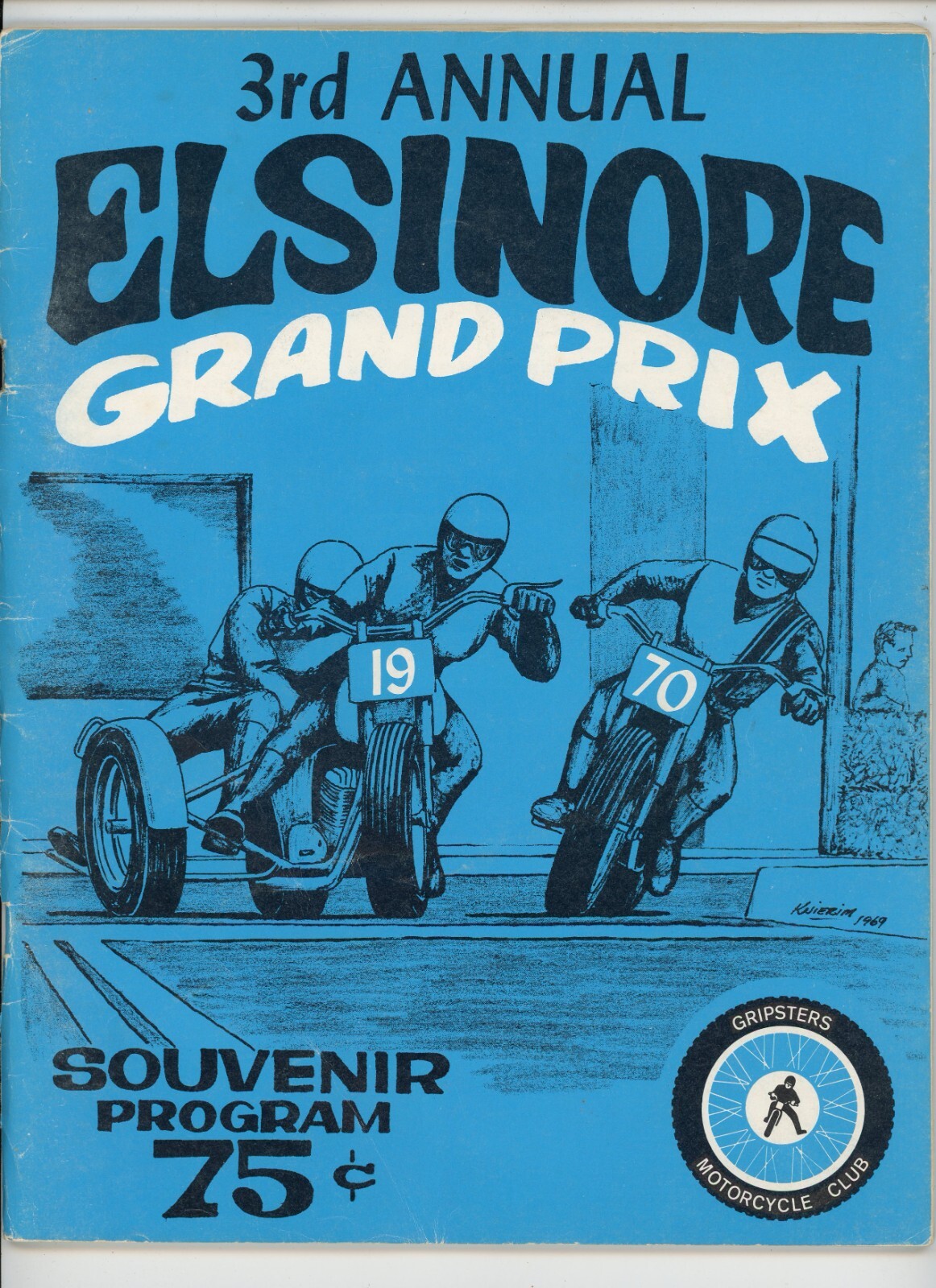 1970 Motorcycle Elsinore Grand Prix Program 3rd Annual Racing 1970 Motorcycle Elsinore Grand Prix Program 3rd Annual Racing