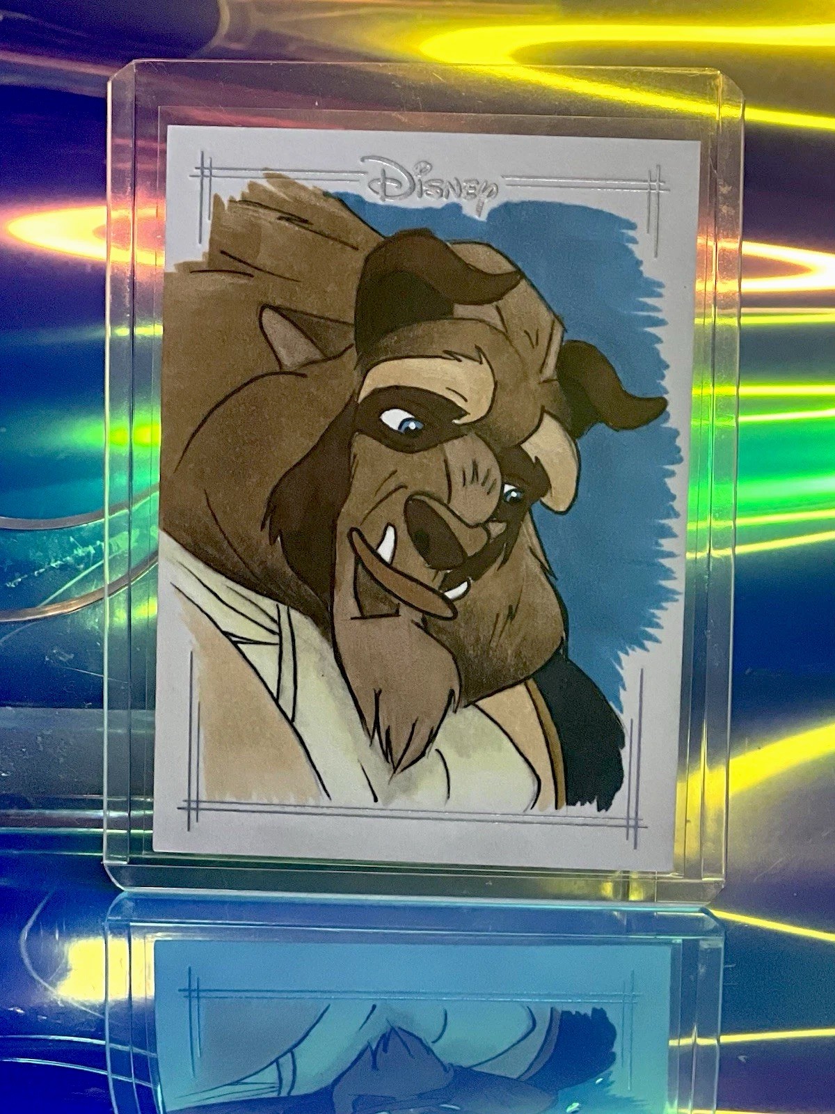 Topps 2024 Disney-Beauty and the Beast-Beast Sketch- 1/1 Auto Alex McCormick Topps 2024 Disney-Beauty and the Beast-Beast Sketch- 1/1 Auto Alex McCormick