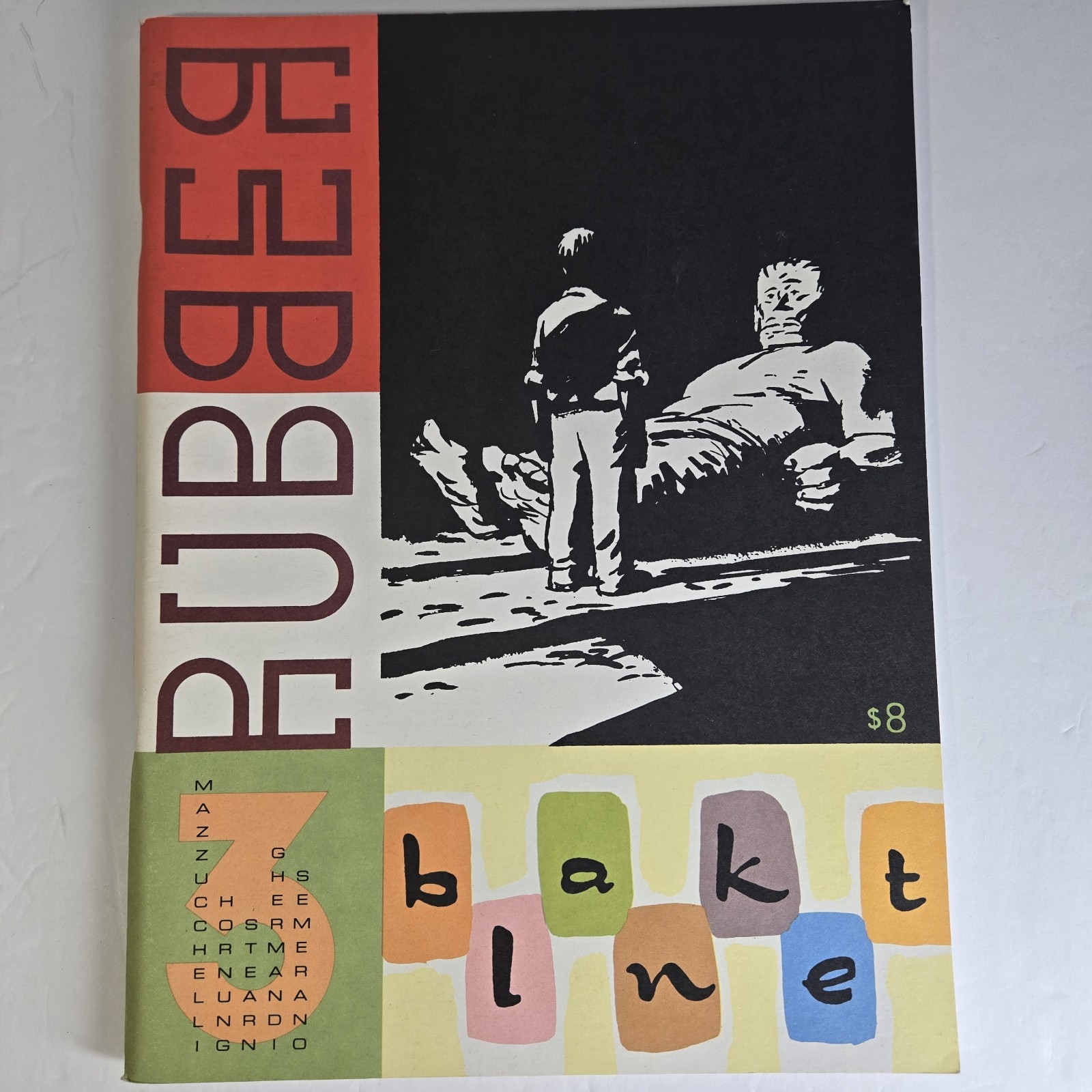 Rubber Blanket #3 1993 Signed David Mazzucchelli 1st Print Indie Comic