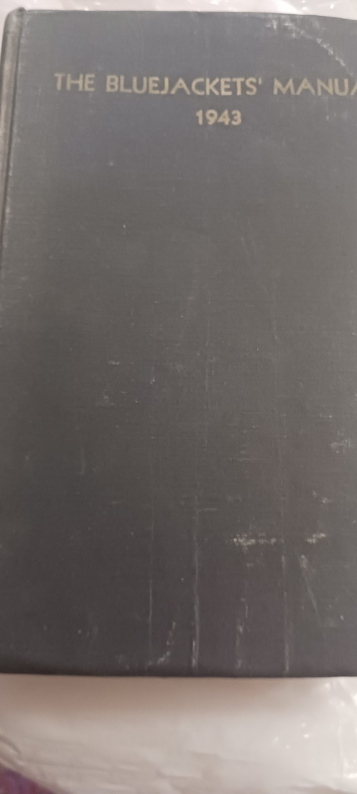 Vintage 1943 The Bluejackets Manual Naval Seaman Training Leather Book Military Vintage 1943 The Bluejackets Manual Naval Seaman Training Leather Book Military