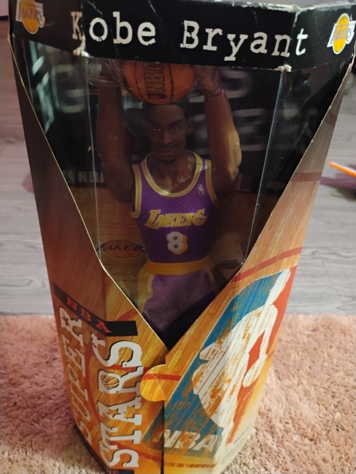 NBA Super Stars Kobe Bryant 1999 Collectible Figure Original Unopened NBA Super Stars Kobe Bryant 1999 Collectible Figure Original Unopened