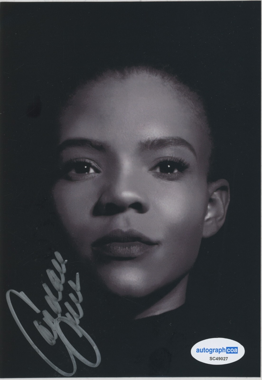 CANDACE OWENS SIGNED 5x7 PHOTO STICKER BLACKOUT TRUMP 2024 AUTOGRAPH ACOA CANDACE OWENS SIGNED 5x7 PHOTO STICKER BLACKOUT TRUMP 2024 AUTOGRAPH ACOA