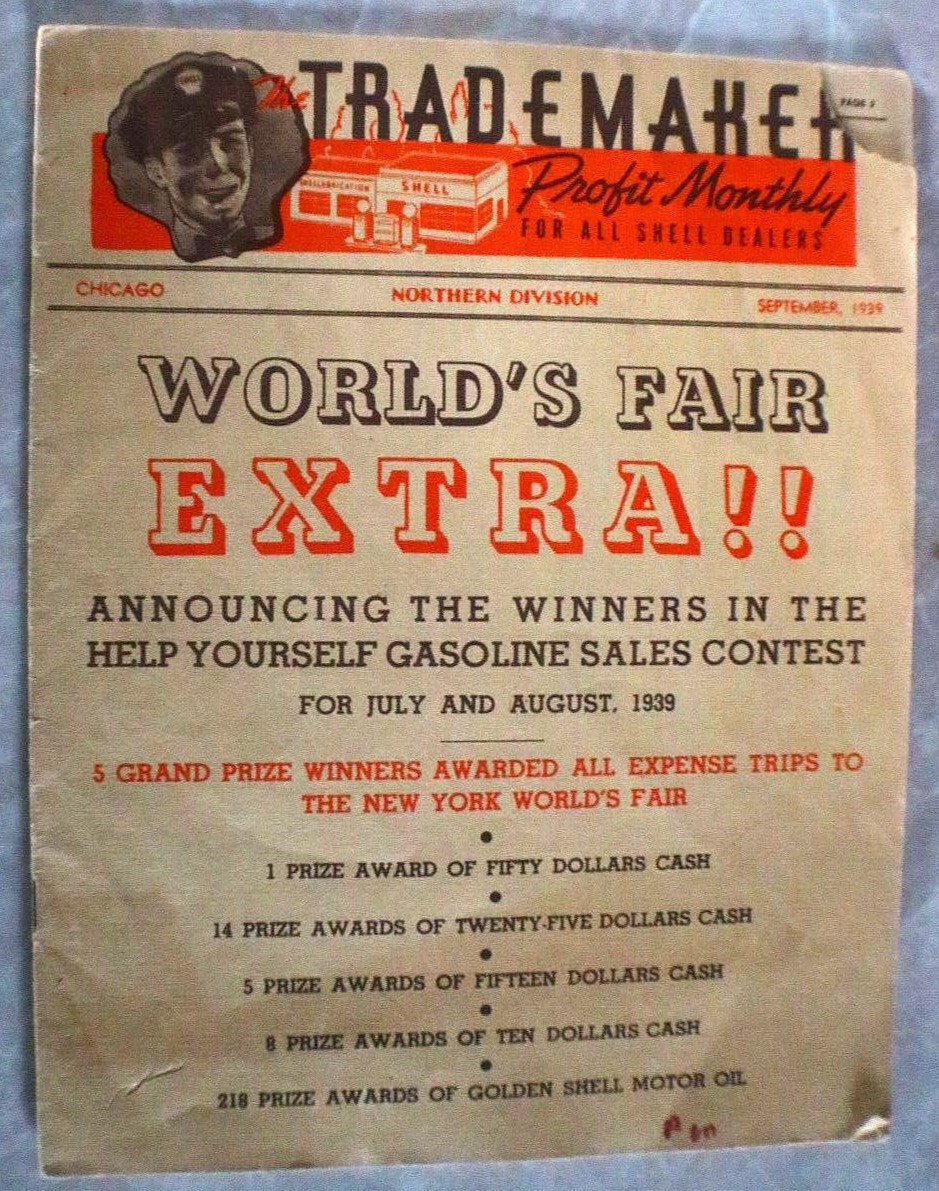 1939 sept. shell trademaker profit monthly magazine all shell dealers winners