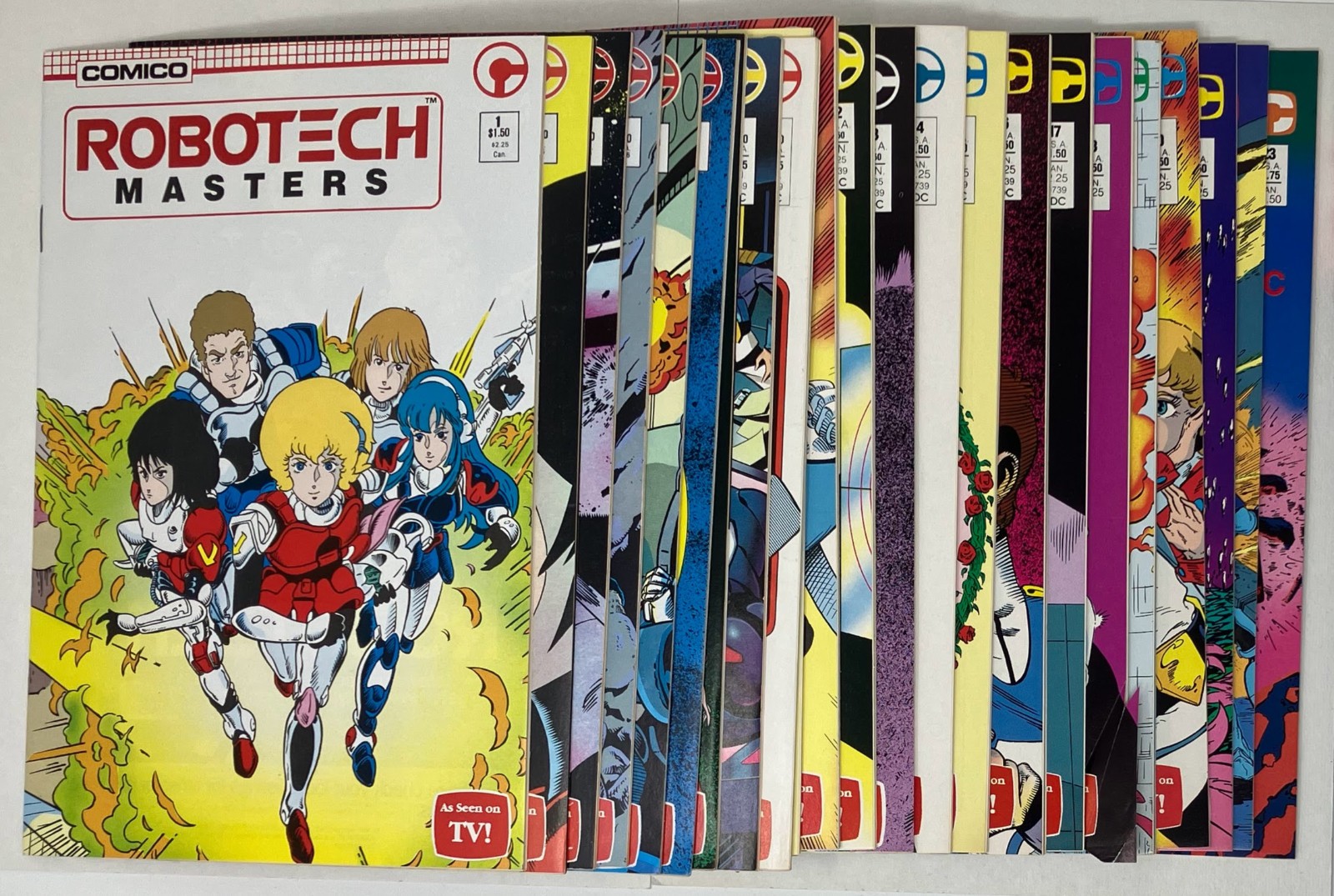 Robotech Masters Comico 1-23 Complete Set 1985 Robotech Masters Comico 1-23 Complete Set 1985