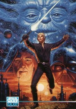 The Four Jedi (#310) | 1995 Topps Star Wars Galaxy Series 3 | NM The Four Jedi (#310) | 1995 Topps Star Wars Galaxy Series 3 | NM