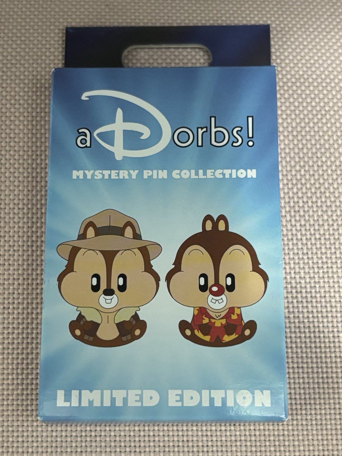 Disney aDorbs WDI MOG Chip 'n Dale Rescue Rangers Pin Set Sealed Box - 2 Pins