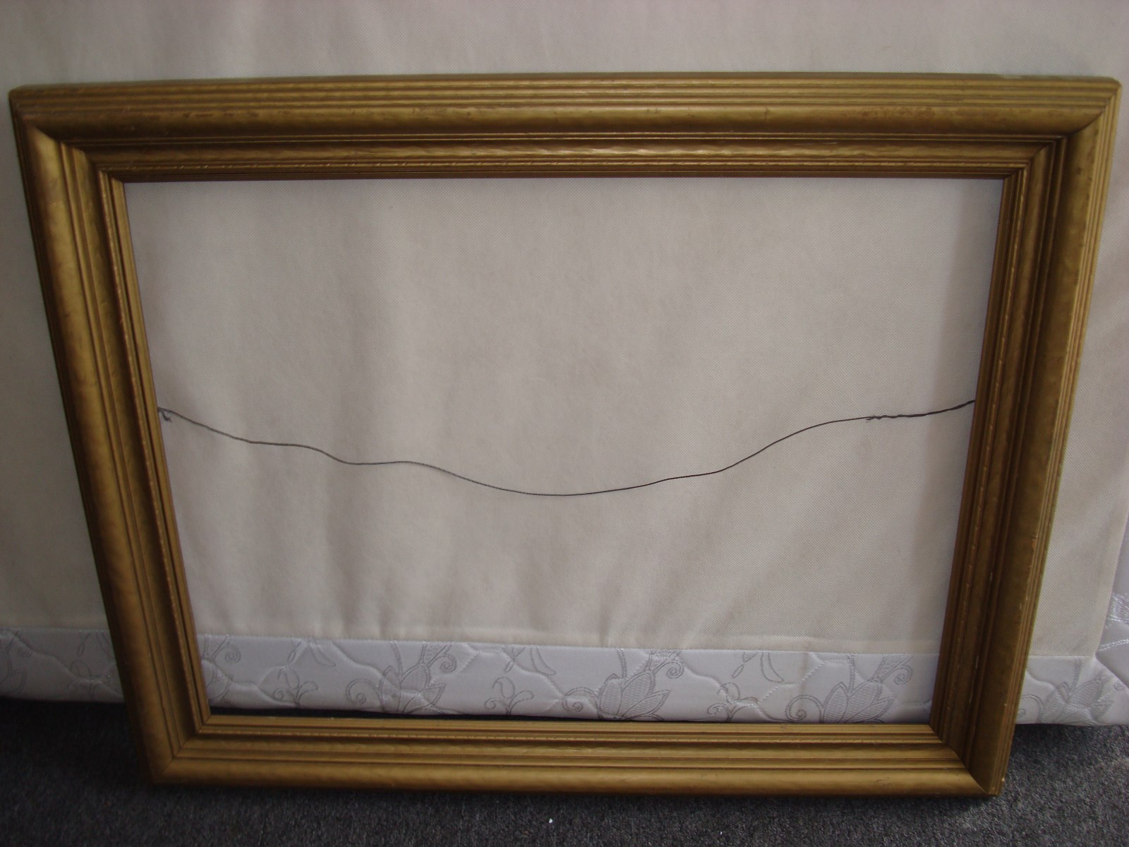 Gilded Wood Picture Frame for 20.5" X 27" Painting Vintage