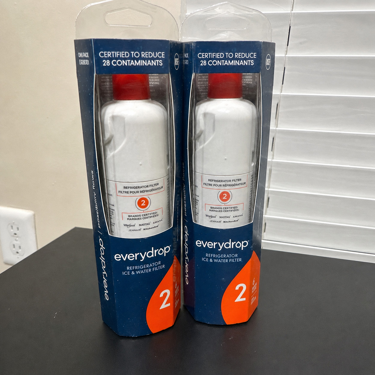 2 Pack EveryDrop Filter 2 EDR2RXD1 Refrigerator Ice & Water Filter New* 2 Pack EveryDrop Filter 2 EDR2RXD1 Refrigerator Ice & Water Filter New*
