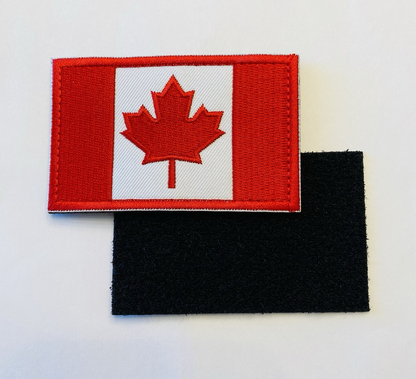 CANADA CANADIAN MAPLE LEAF FLAG HOOK & LOOP EMBROIDERED PATCH**FREE SHIPPING** CANADA CANADIAN MAPLE LEAF FLAG HOOK & LOOP EMBROIDERED PATCH**FREE SHIPPING**