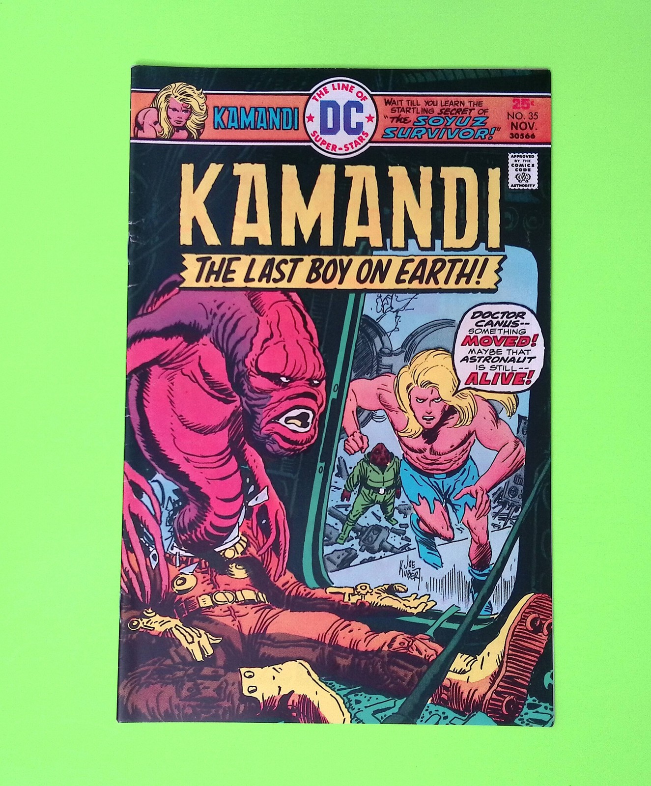 Kamandi, the Last Boy on Earth #35 1975 DC Comics Higher Grade Comic Book B30-40 Kamandi, the Last Boy on Earth #35 1975 DC Comics Higher Grade Comic Book B30-40