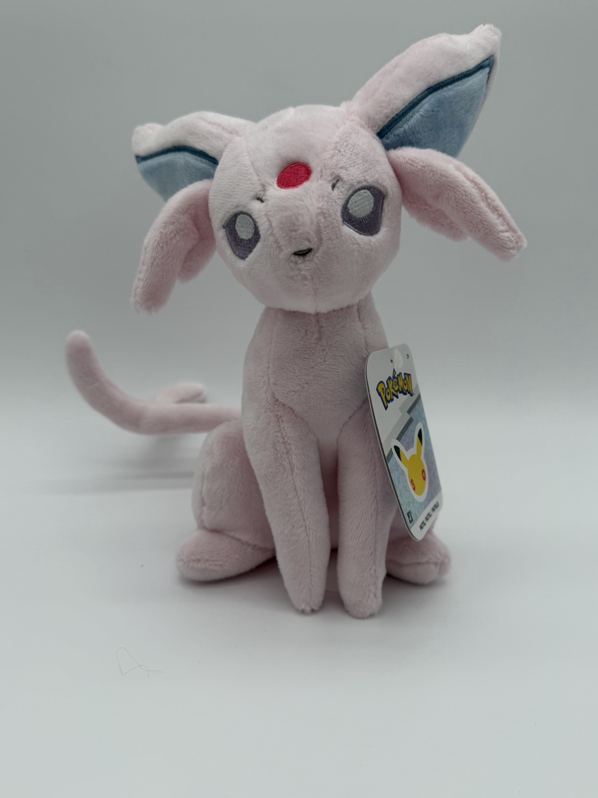 Pokemon Plush 30th Anniversary Pastel 8-inch Espeon Jazwares Select NWT MINT Pokemon Plush 30th Anniversary Pastel 8-inch Espeon Jazwares Select NWT MINT