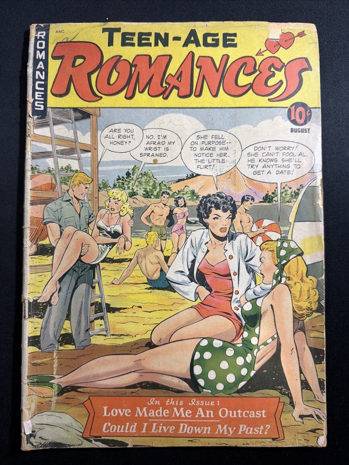 Teen-Age Romances #11 1950 Matt Baker Cover & Art Golden Age 1st Print Fair