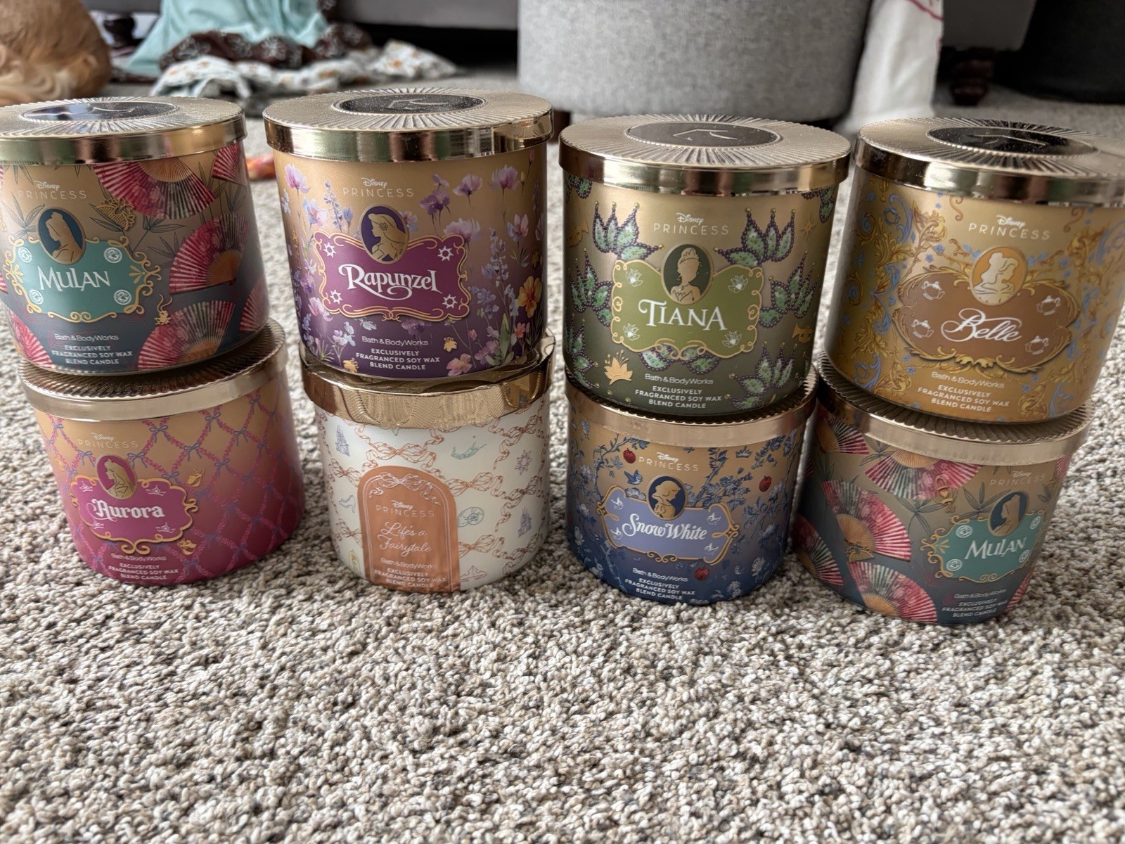 Bath & Body Works Disney Princess Soy Wax Blend Scented Candles Set Bath & Body Works Disney Princess Soy Wax Blend Scented Candles Set