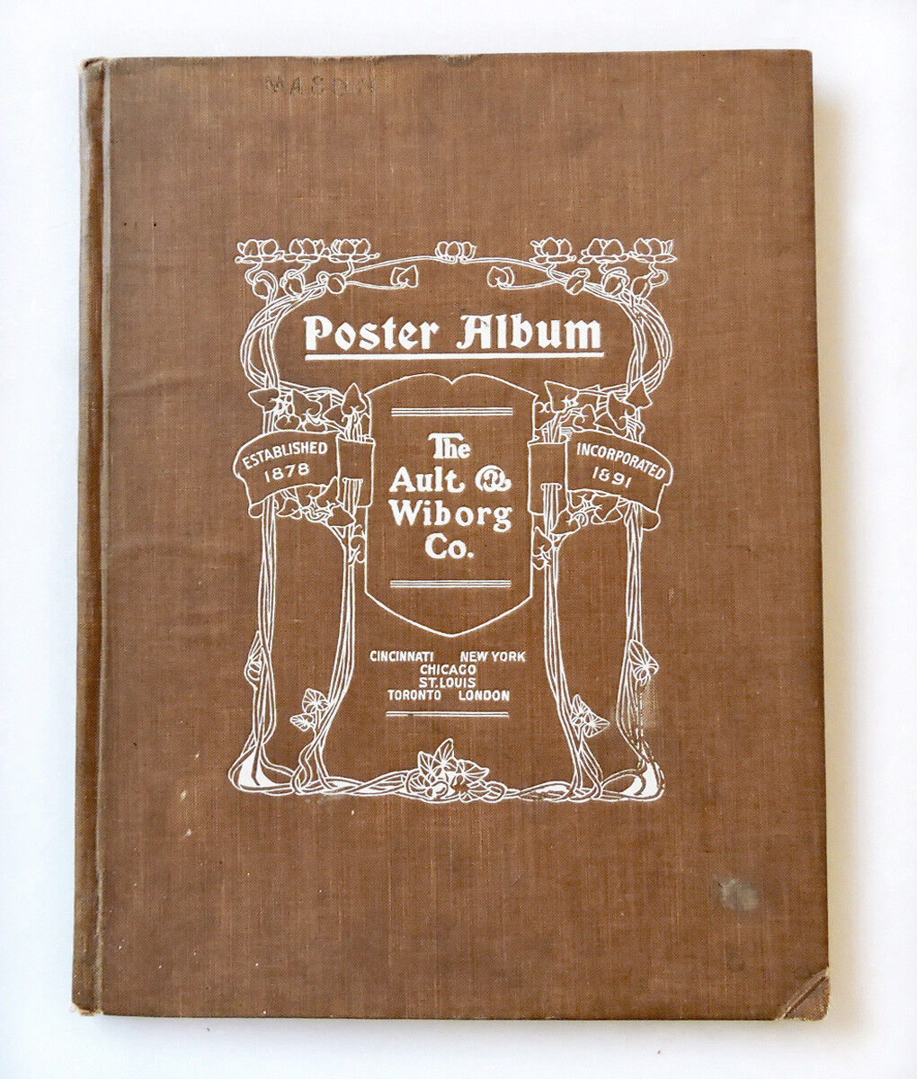 THE AULT & WIBORG POSTER ALBUM (1902) - SUPER-RARE