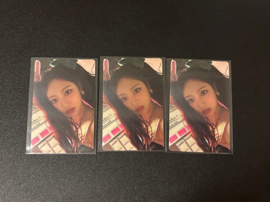 Aespa HOTMESS Trading Card HMV Bonus Nin-Nin 3 Pcs Aespa HOTMESS Trading Card HMV Bonus Nin-Nin 3 Pcs