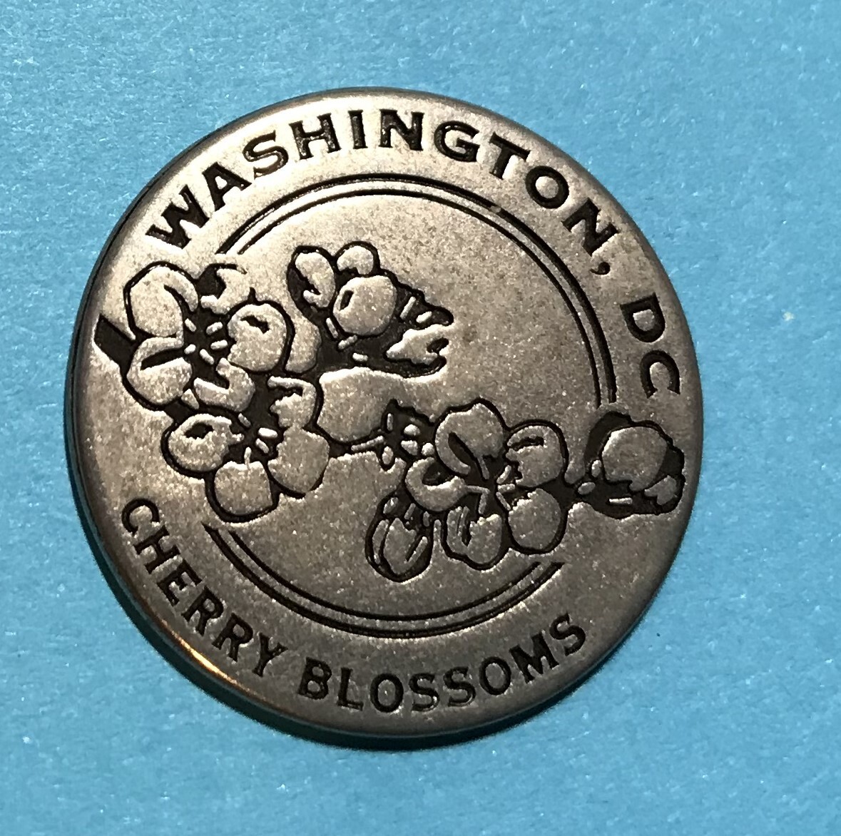 Washington DC Cherry Blossoms Token Washington DC Cherry Blossoms Token
