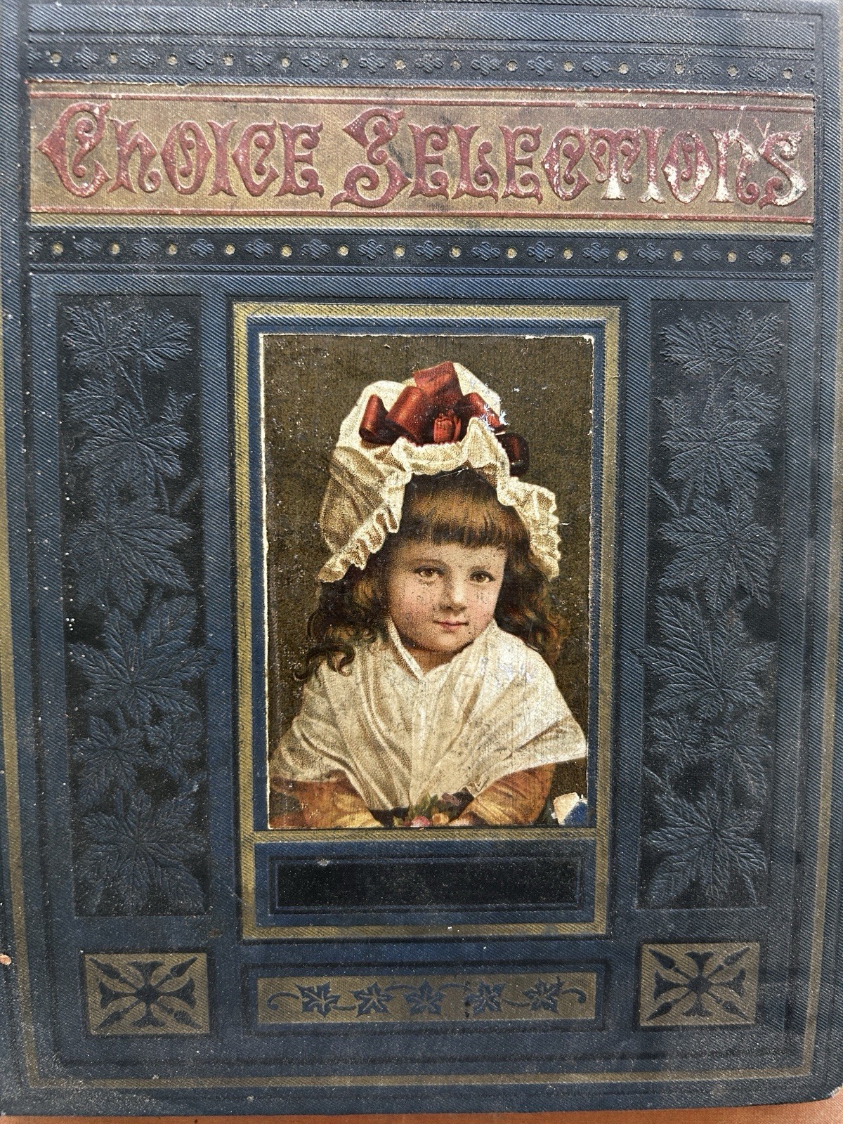 Antique Victorian Choice Selections Scrapbook c1890-1901 Chromolithograph Scraps Antique Victorian Choice Selections Scrapbook c1890-1901 Chromolithograph Scraps