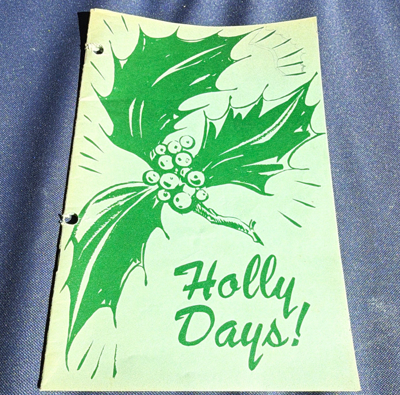 Vintage Mid Century PSE&G "Holly Days" Holiday Recipe Booklet Cookbook PSEG NJ Vintage Mid Century PSE&G "Holly Days" Holiday Recipe Booklet Cookbook PSEG NJ