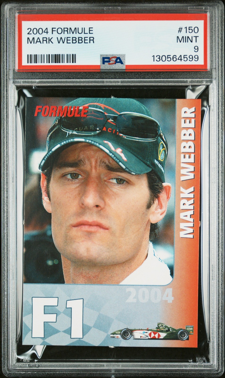 2004 FORMULE #150 MARK WEBBER PSA 9