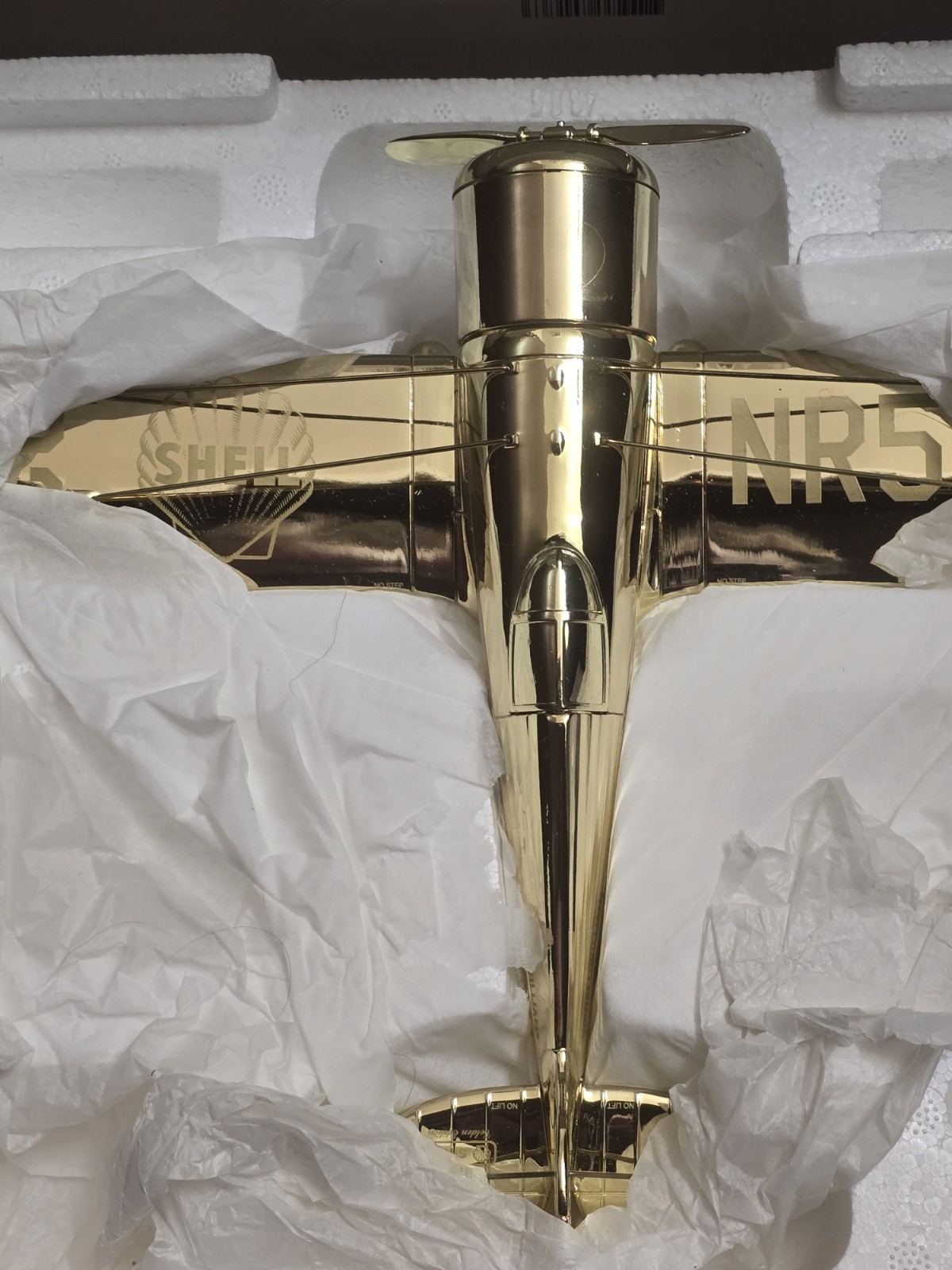 SHELL GOLDEN EDITION WEDELL WILLIAMS RACER PLANE AIRPLANE Metal Die Cast SHELL GOLDEN EDITION WEDELL WILLIAMS RACER PLANE AIRPLANE Metal Die Cast