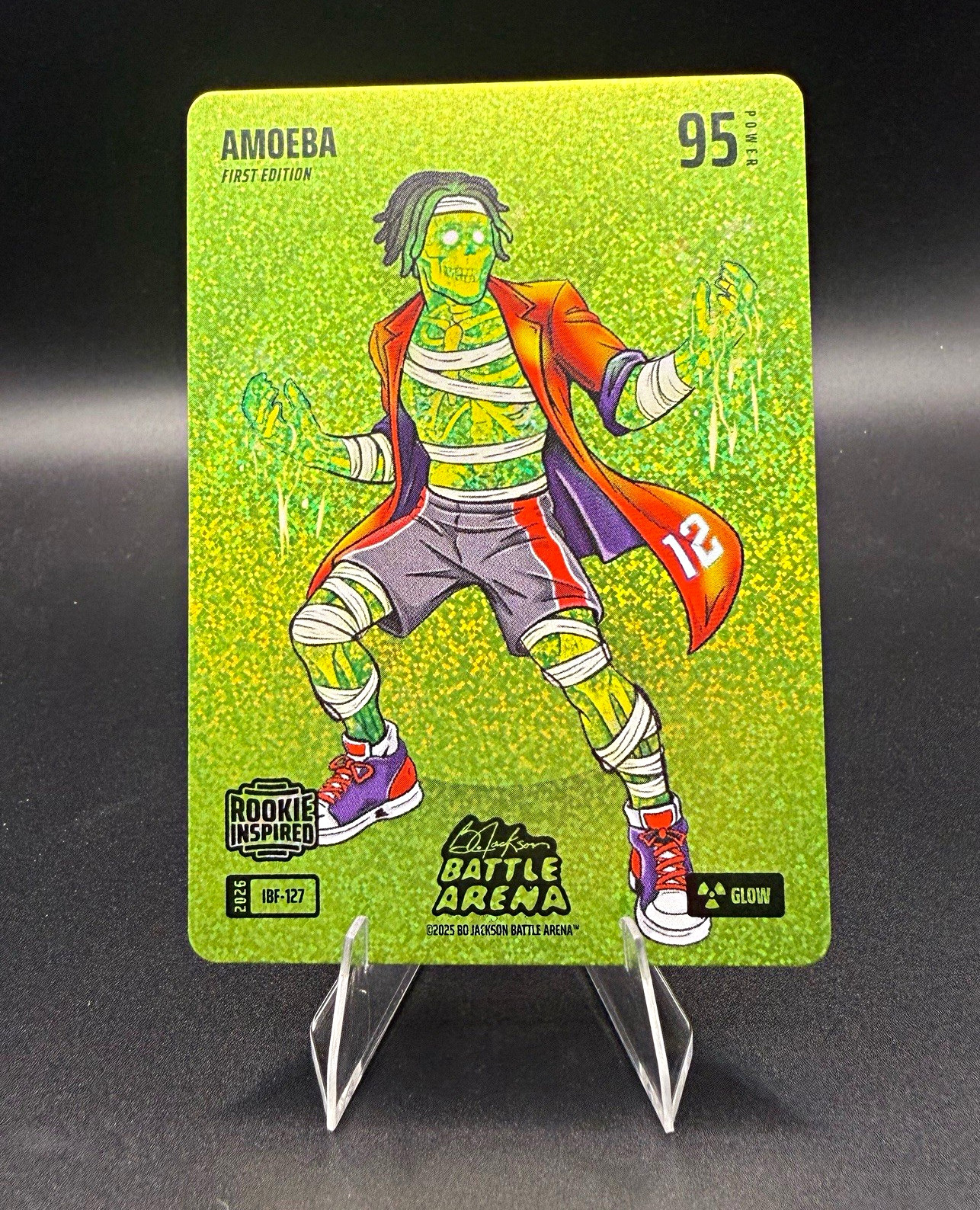 Bo Jackson Battle Arena Amoeba Collin Murray-Boyles Glow Icon Rookie #IBF-127 Bo Jackson Battle Arena Amoeba Collin Murray-Boyles Glow Icon Rookie #IBF-127