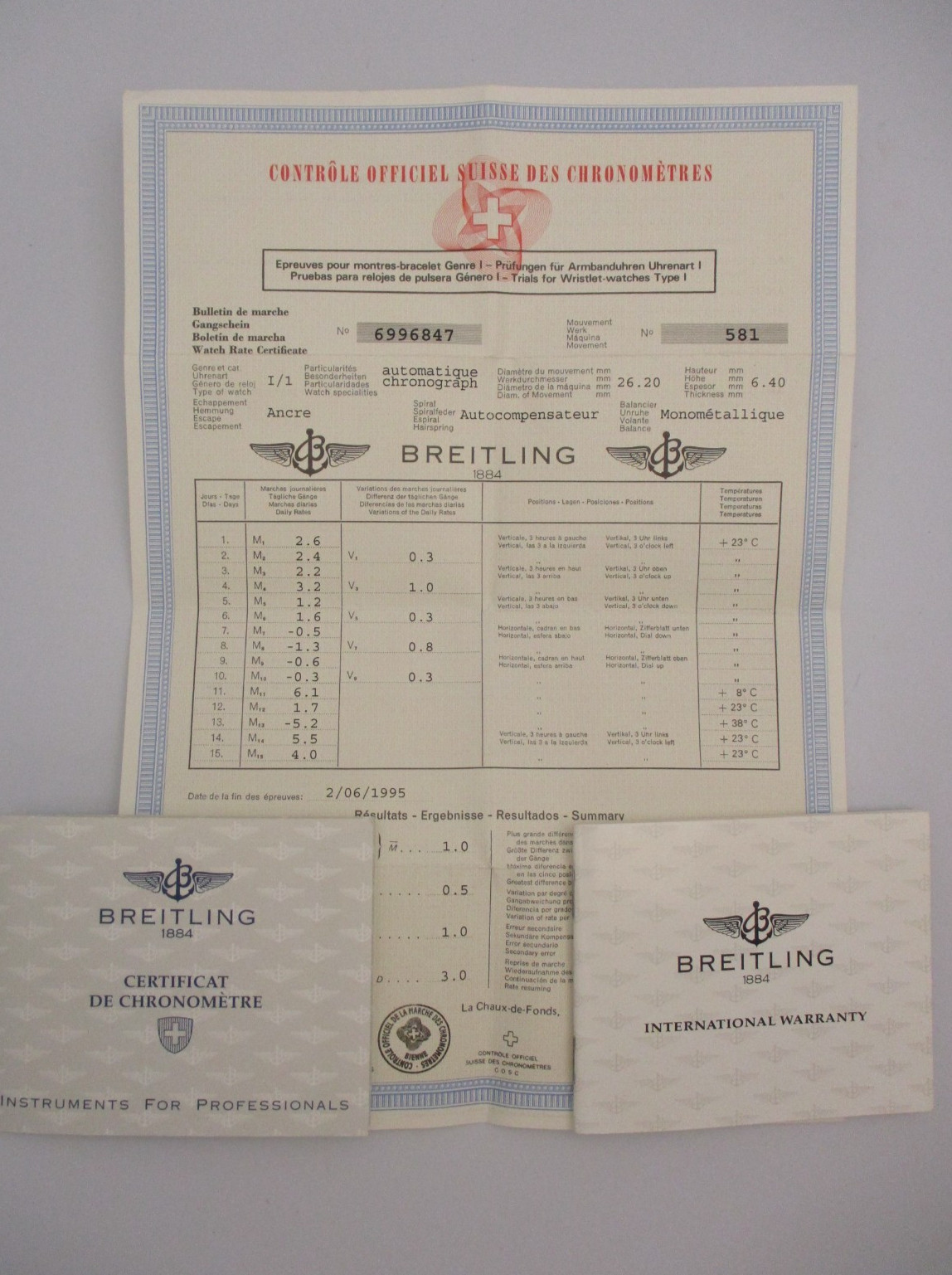 Breitling Montbrillant Navitimer Watch H30030.1 Warranty/Chronometer/COSC Certs Breitling Montbrillant Navitimer Watch H30030.1 Warranty/Chronometer/COSC Certs