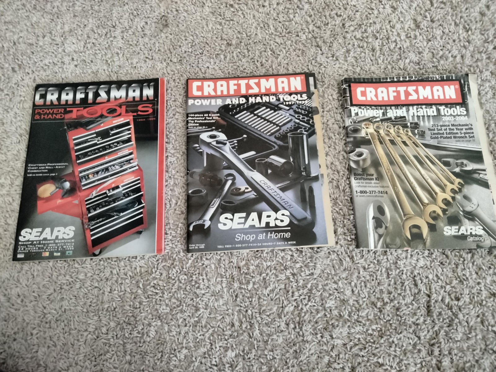 Sears Craftsman Power & Hand Tools Catalog 1994-1995 1997-1998 2003-2004 Lot 3 Sears Craftsman Power & Hand Tools Catalog 1994-1995 1997-1998 2003-2004 Lot 3