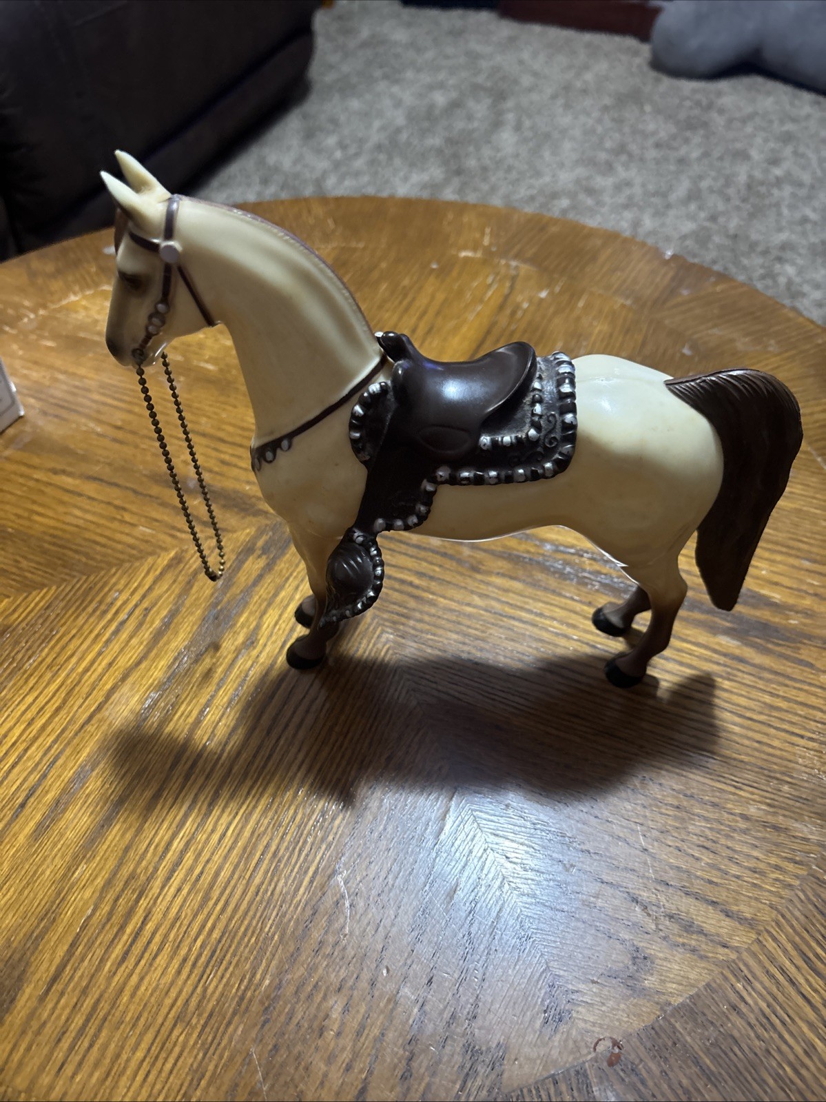 Vintage dale Evans’ Horse BUTTERMILK 1950s Hartland Plastics HORSE & Saddle ONLY